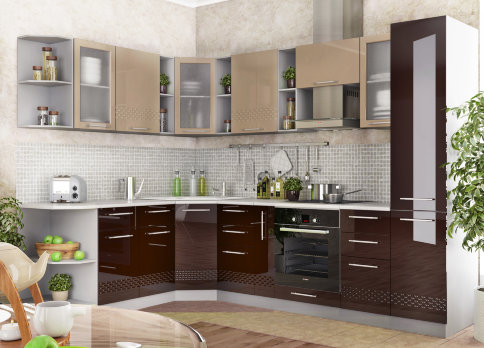 Кухня Капля 3D Шкаф верхний ПС 800 - Кухня Капля 3D Шкаф верхний ПС 800