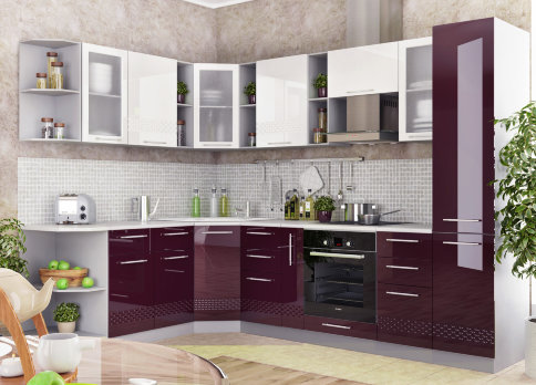 Кухня Капля 3D Шкаф нижний С 400 - Кухня Капля 3D Шкаф нижний С 400