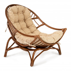 Кресло VENICE с подушкой coco brown