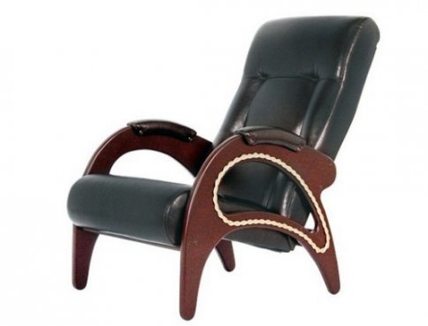 Кресло для отдыха М41 экокожа Орегон Перламутр 120 (черн. глянец) - Кресло для отдыха М41 экокожа Орегон Перламутр 120 (черн. глянец)