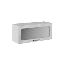 Кухня Лофт шкаф верхний горизонтальный (стекло) ПГС 800