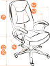 Кресло компьютерное Компакт (Compact) - Кресло компьютерное Компакт (Compact)