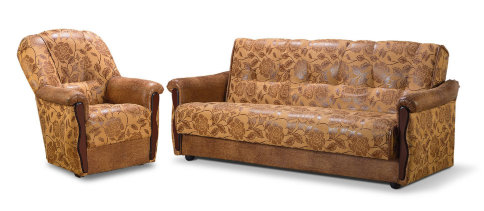 Комплект Кинзо (диван-книжка, кресло для отдыха) - Комплект Кинзо (диван-книжка, кресло для отдыха)