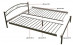 Кровать двуспальная Валерия с изножьем (160х200 металлическое основание) - Кровать двуспальная Валерия с изножьем (160х200 металлическое основание)