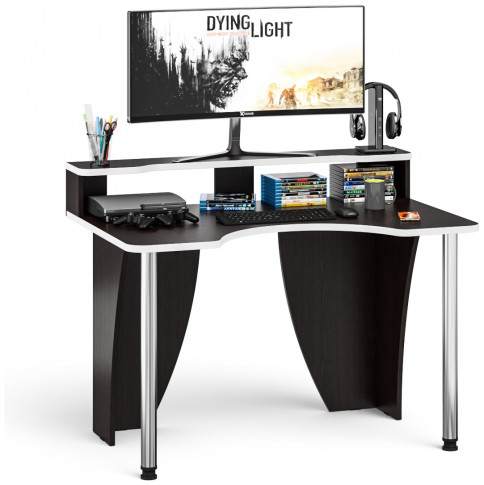 Игровой стол для геймера СК-2, 1200-900 с надстройкой - Игровой стол для геймера СК-2, 1200-900 с надстройкой