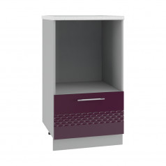 Кухня Капля 3D шкаф нижний высокий духовой СН 600М