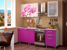 Кухня 1,6м БТС - Орхидея