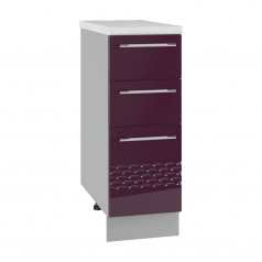 Кухня Капля 3D шкаф нижний с ящиками метабокс СМЯ 300
