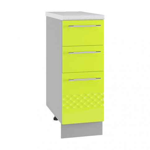 Кухня Капля 3D шкаф нижний с ящиками метабокс СМЯ 300 - Кухня Капля 3D шкаф нижний с ящиками метабокс СМЯ 300