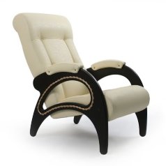 Кресло для отдыха экокожа М41 Дунди 112 (кремовый)