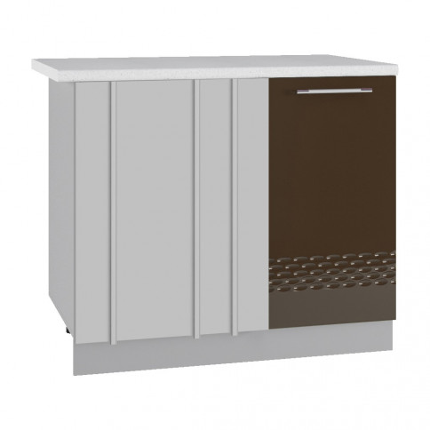 Кухня Капля 3D Шкаф нижний угловой проходящий СУ 1050 - Кухня Капля 3D Шкаф нижний угловой проходящий СУ 1050