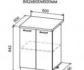 Кухня Дуся шкаф нижний ДС 600