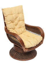 Кресло-качалка из ротанга Андреа релакс медиум (ANDREA Relax Medium ) с подушкой